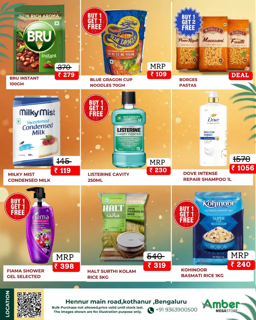 Ramadhan Big Sale at Amber MegaStore Hennur | Offers end March 8