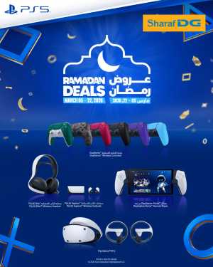 PS5 Ramadan Offers | Sharaf DG UAE | Ends March 22 In Sharaf DG Dubai,Abu Dhabi,Sharjah / Ajman,Al Ain,Fujairah,Ras al Khaimah,Umm al Quwain