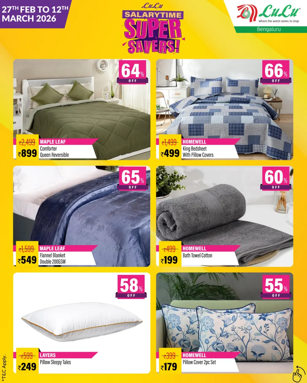 LuLu Mall Super Savers Offer Bengaluru | Ends 12th March