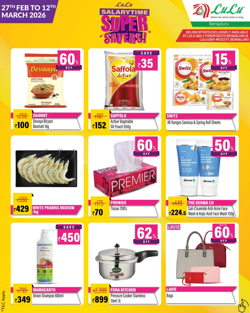 LuLu Mall Super Savers Offer Bengaluru | Ends 12th March