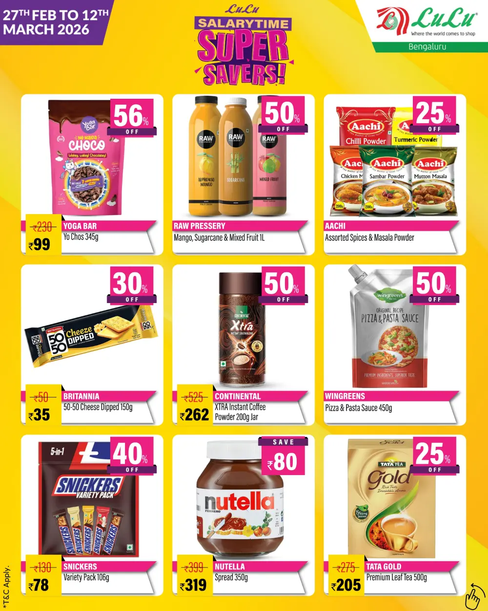 LuLu Mall Super Savers Offer Bengaluru | Ends 12th March