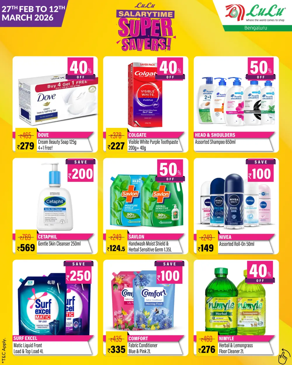 LuLu Mall Super Savers Offer Bengaluru | Ends 12th March