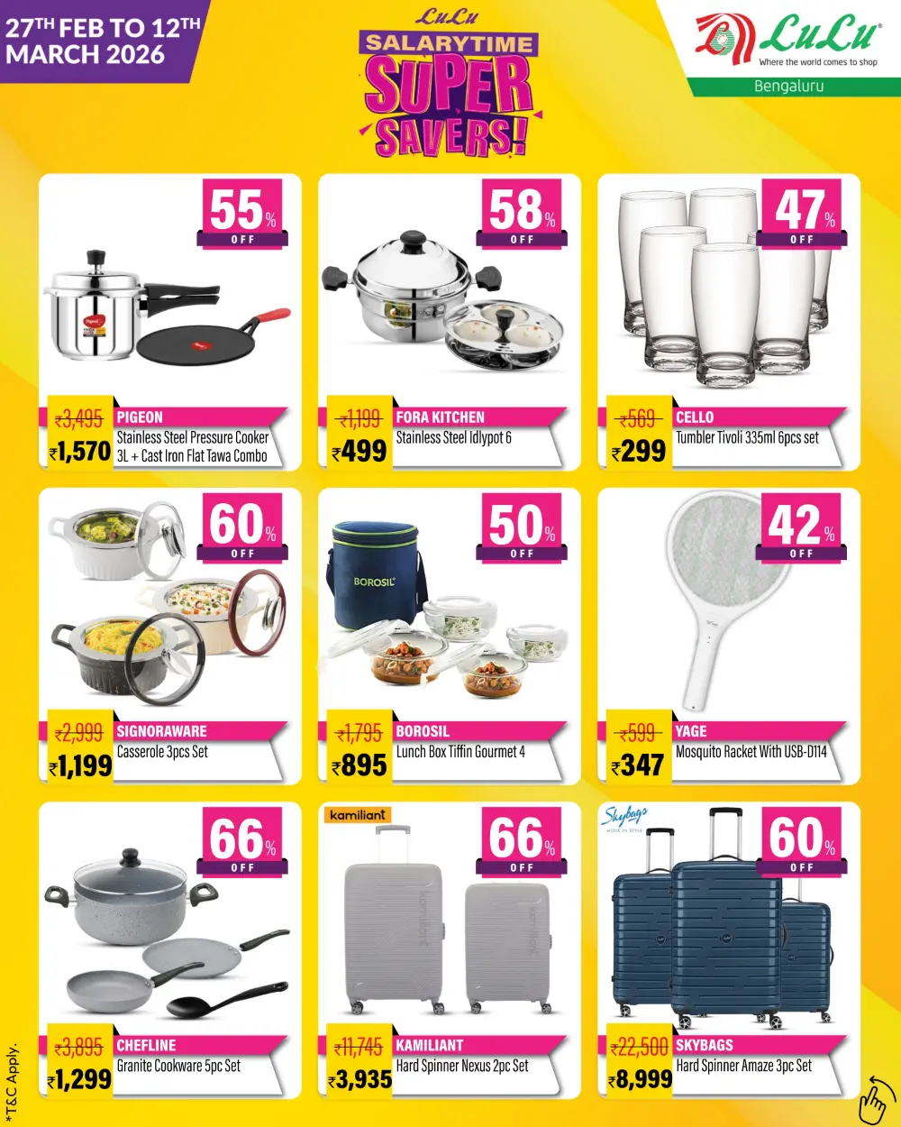 LuLu Mall Super Savers Offer Bengaluru | Ends 12th March
