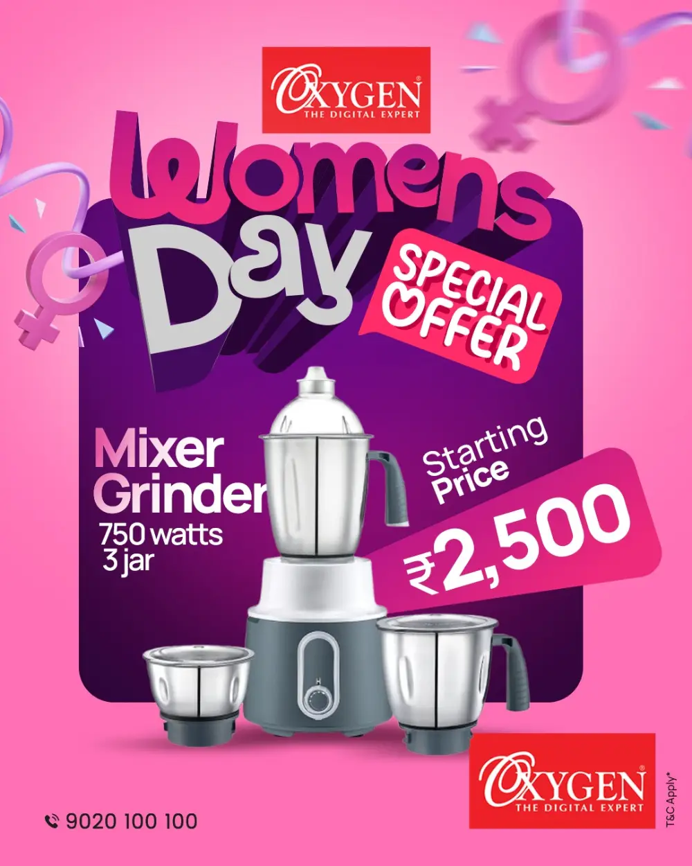 Oxygen Digital Kerala | Women's Day Offer Ends Today