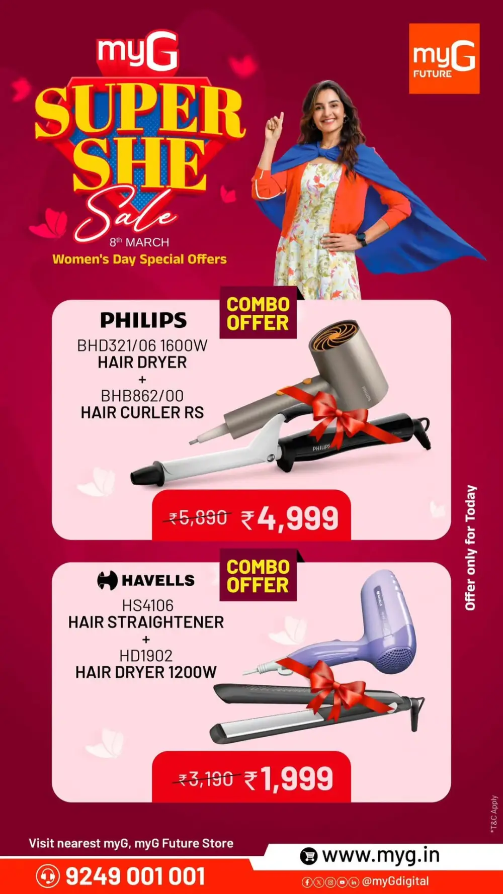 myG Kerala Women's Day Sale | Ends 8 March