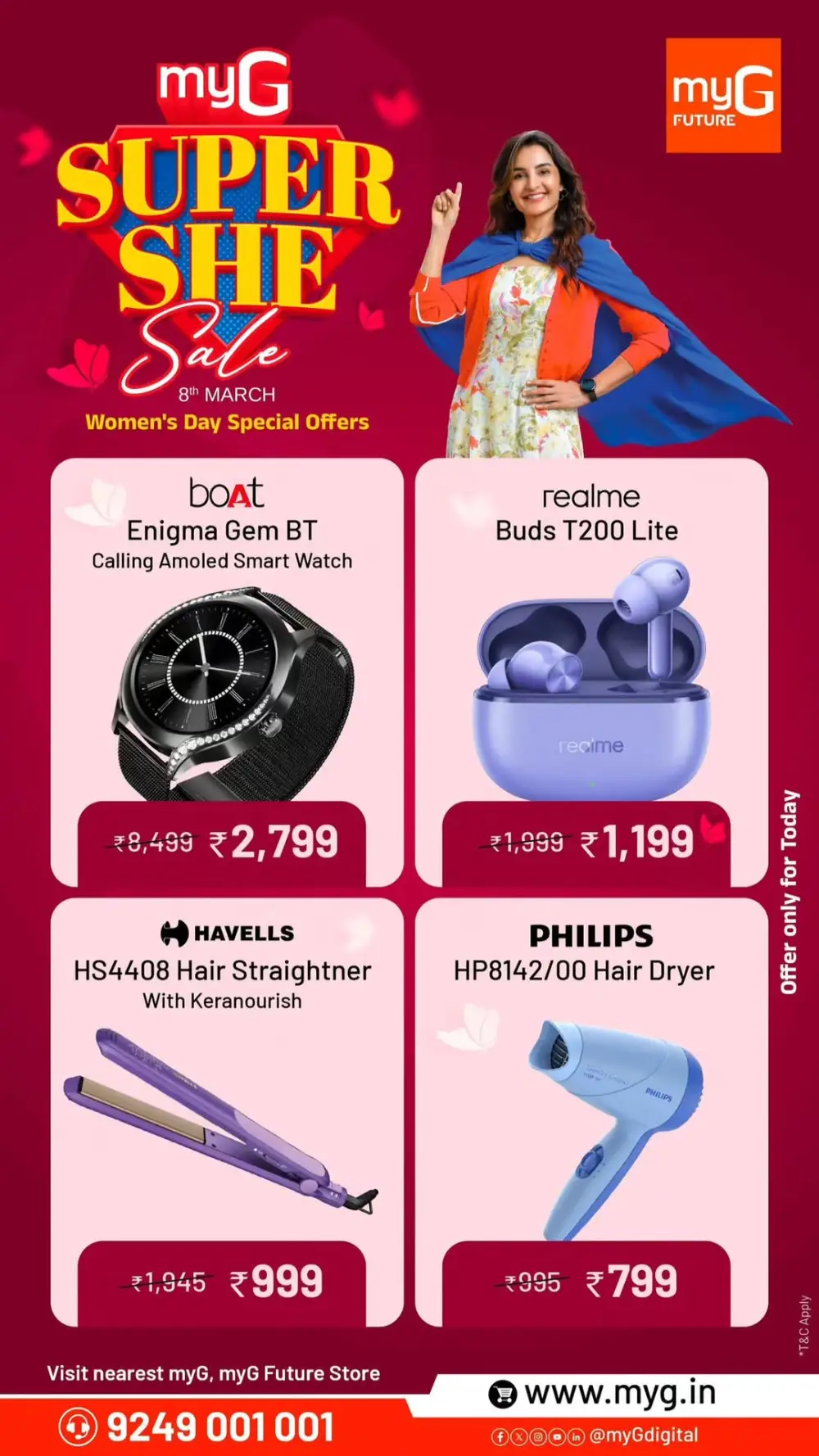 myG Kerala Women's Day Sale | Ends 8 March
