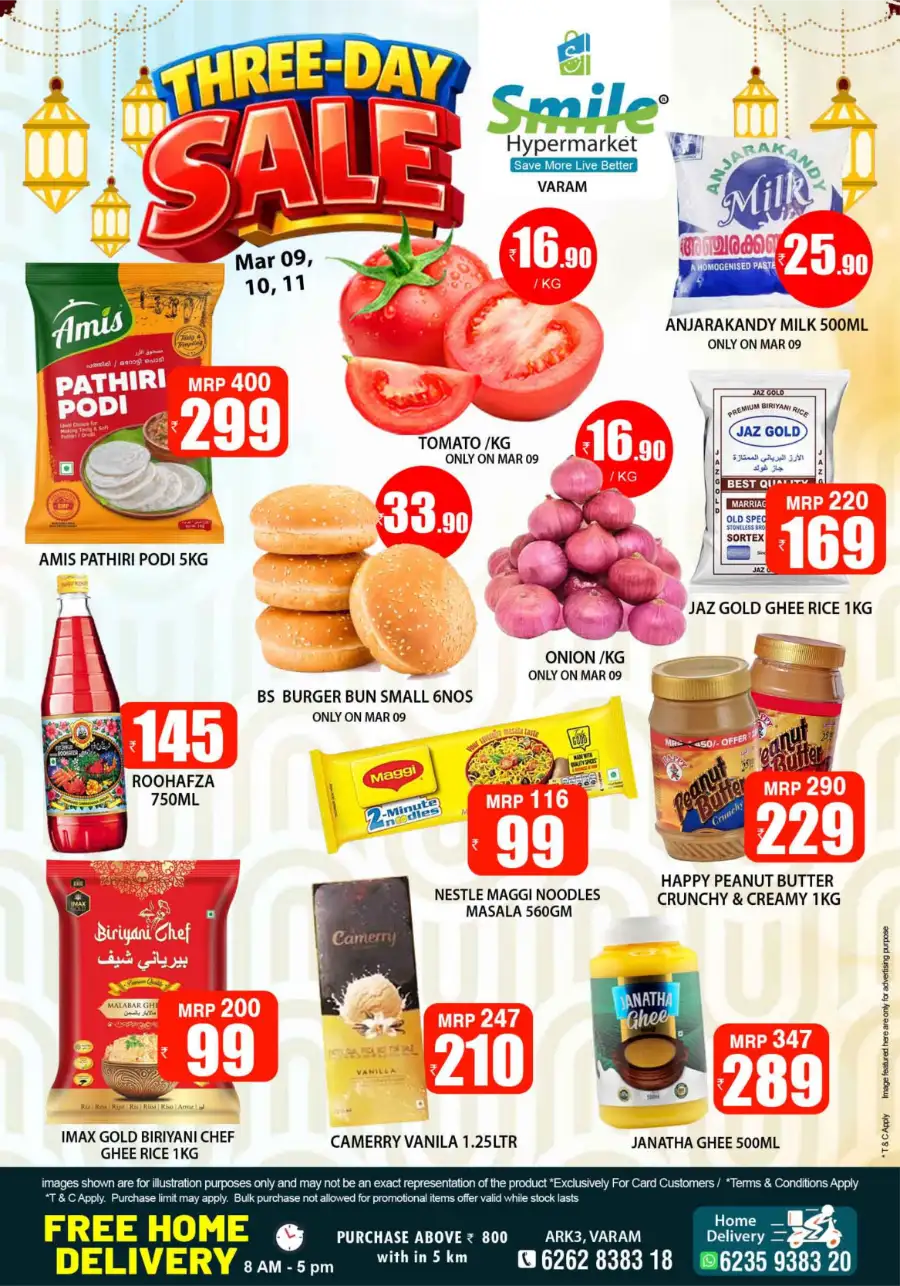 Mega Sale at Smile Hypermarket Varam | March 9, 10, 11 Offers</title>