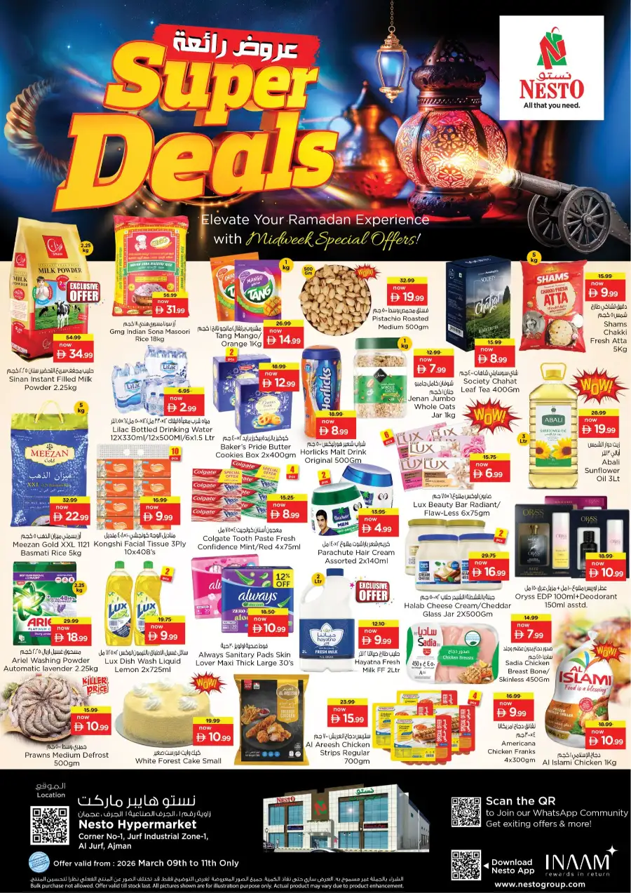 Nesto Midweek Super Deals - Al Jurf, Ajman | Valid until 11th March