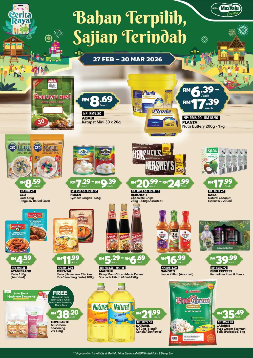 Salam Lebaran Deals | AEON MaxValu Prime | Ends 30 Mar