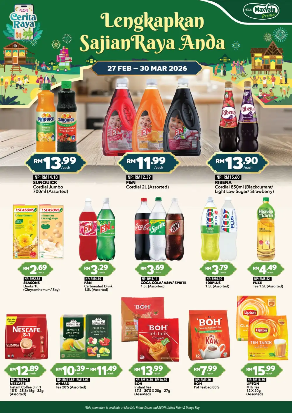 Salam Lebaran Deals | AEON MaxValu Prime | Ends 30 Mar