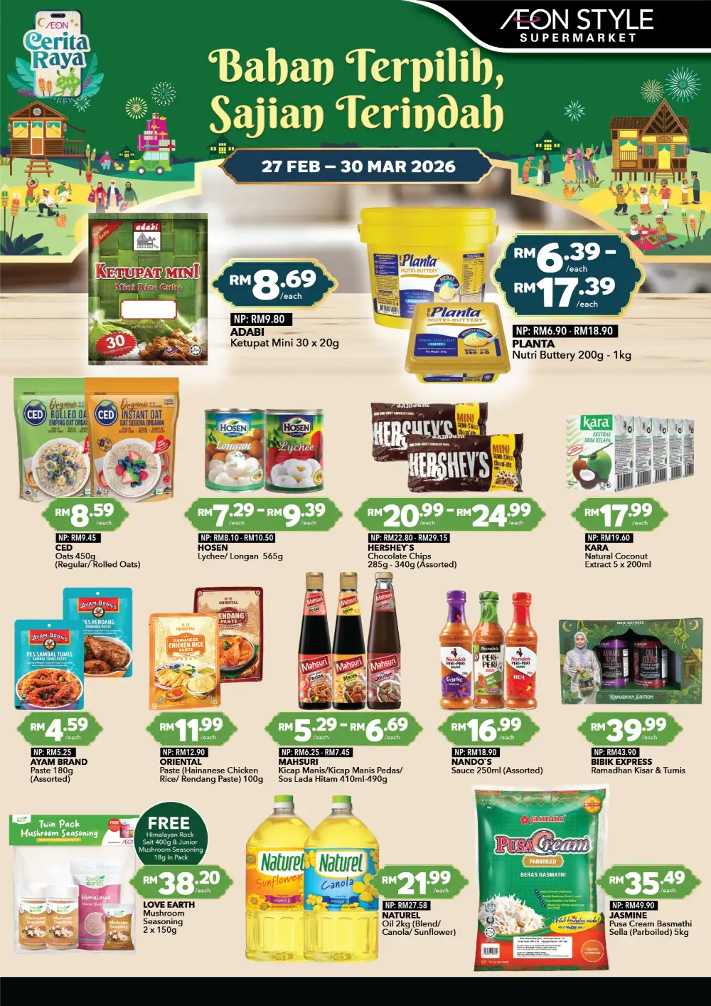 Salam Lebaran Specials | AEON STYLE | Setia Ecohill | Ends 30 Mar