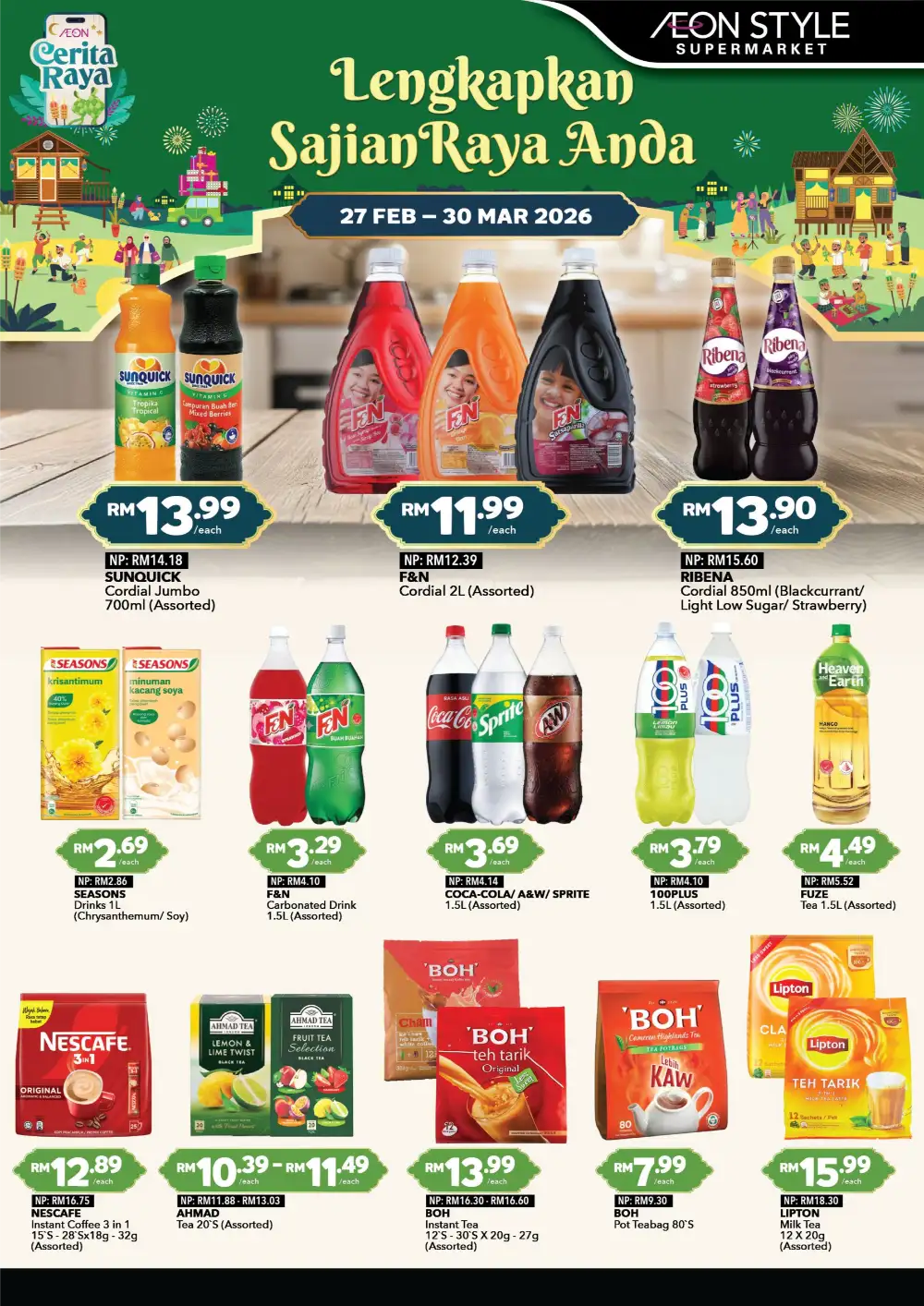 Salam Lebaran Specials | AEON STYLE | Setia Ecohill | Ends 30 Mar