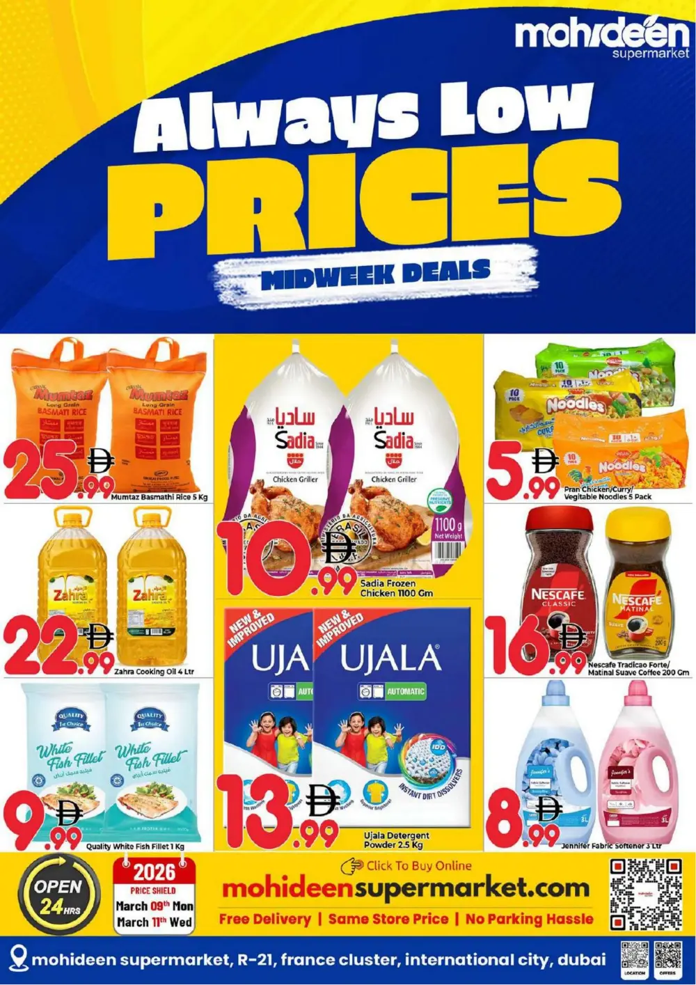 Midweek Deals at Mohideen Supermarket International City | Valid till March 11