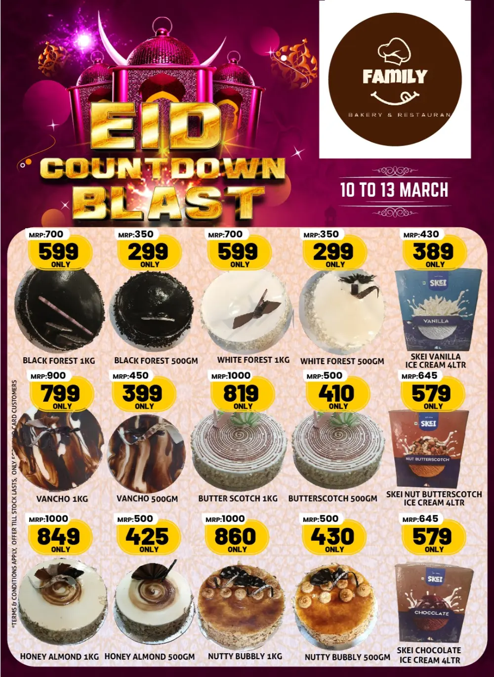 Eid Countdown Blast | Family Big Mart Tuneri | Offers Valid 10-13 March