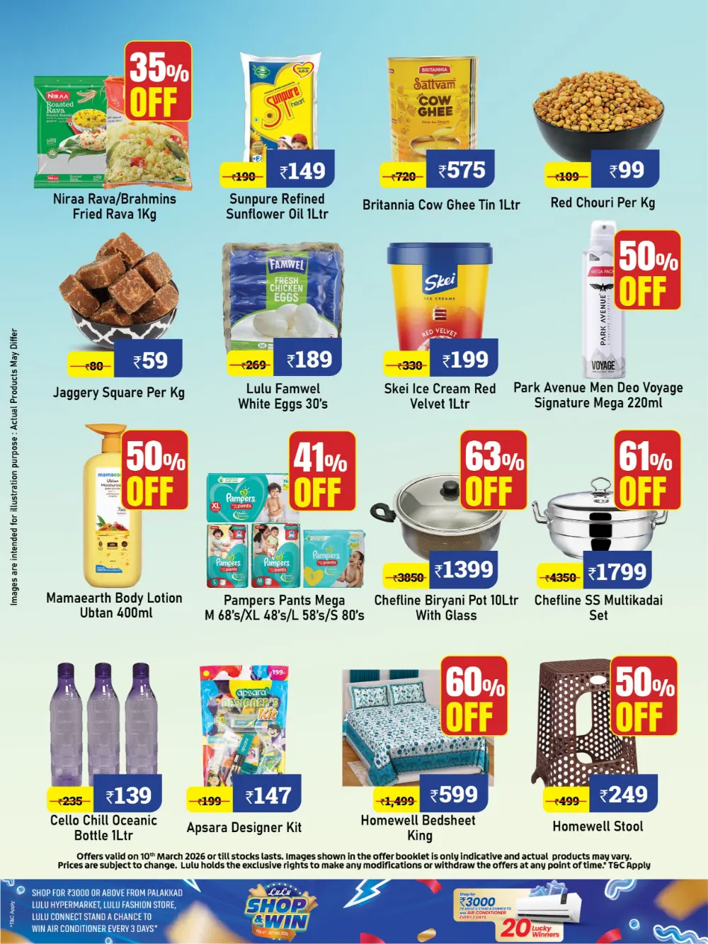Lulu Hypermarket Palakkad Tuesday Bazaar Offers