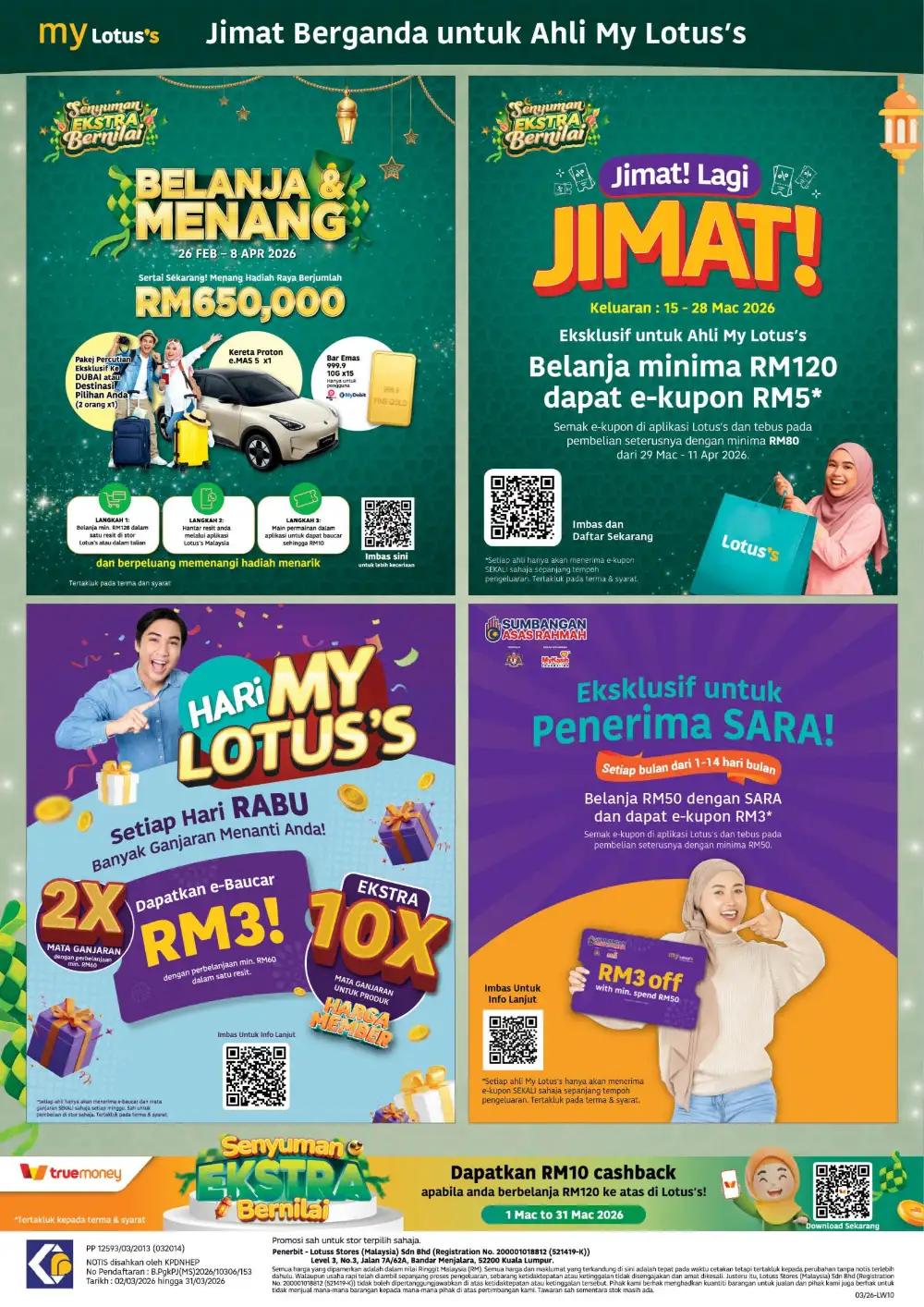 40% Member Discount | Lotus's Malaysia | Valid until 25 March