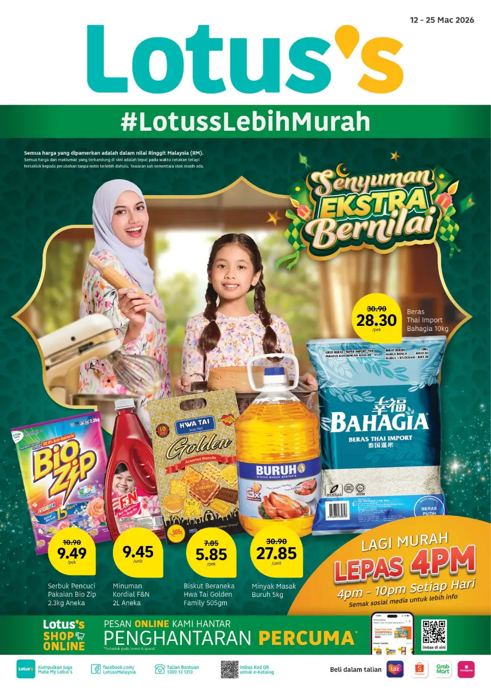 Raya Grocery Deals | Lotus's Malaysia Stores | Ends 25 March