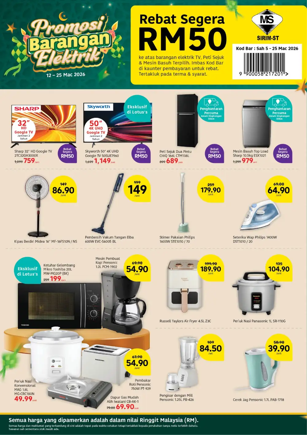 Raya Grocery Deals | Lotus's Malaysia Stores | Ends 25 March