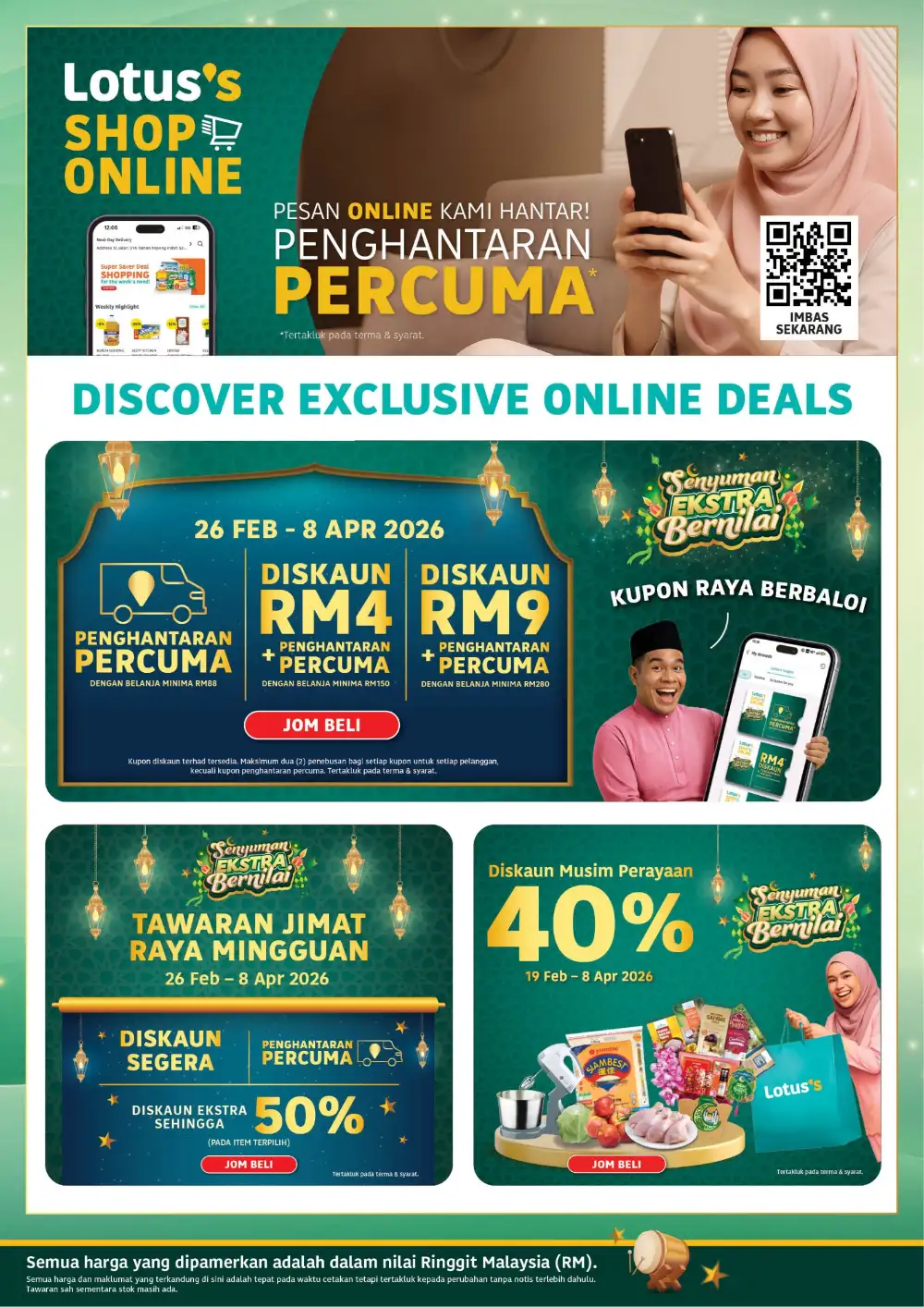 Raya Grocery Deals | Lotus's Malaysia Stores | Ends 25 March
