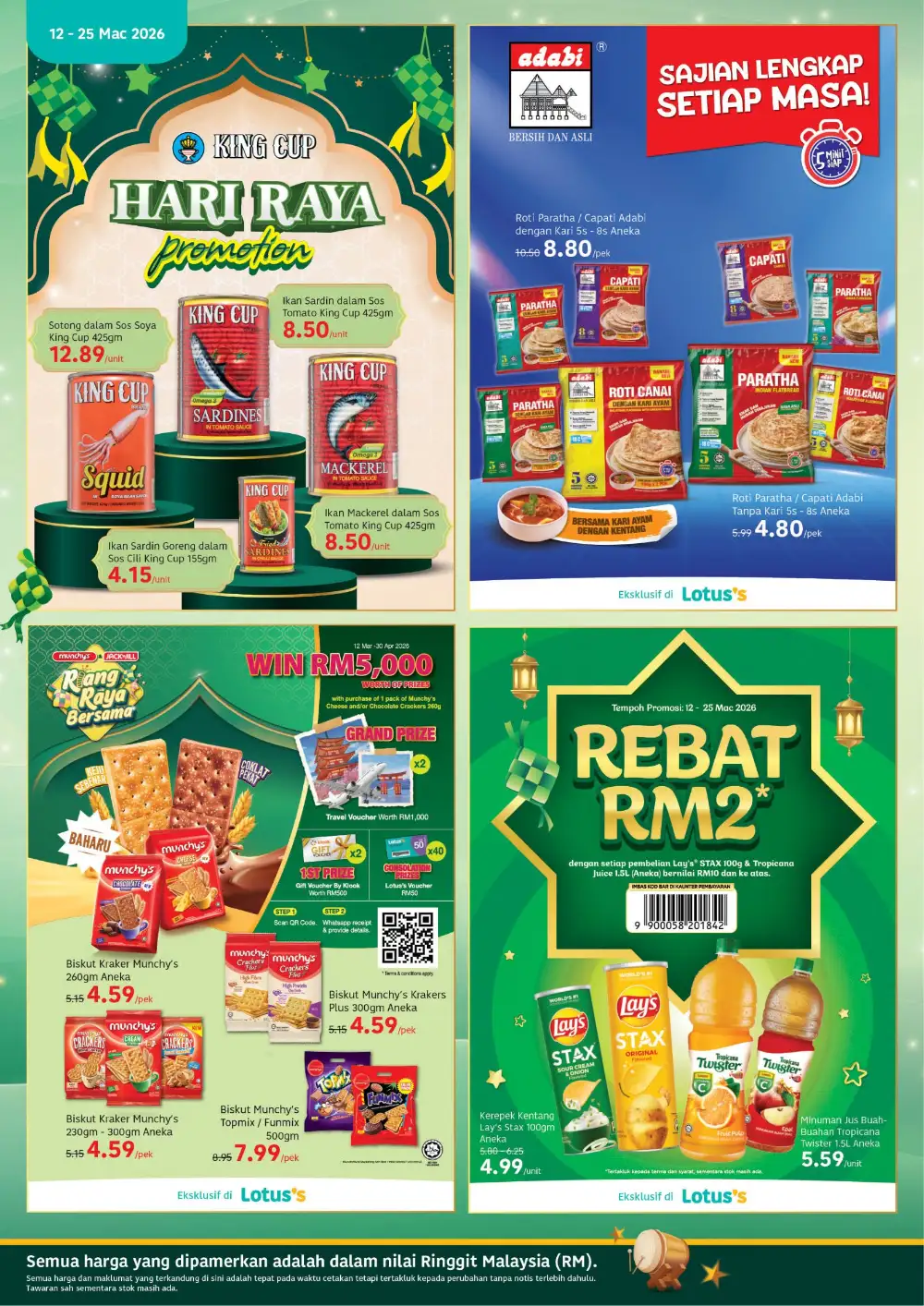 Raya Grocery Deals | Lotus's Malaysia Stores | Ends 25 March