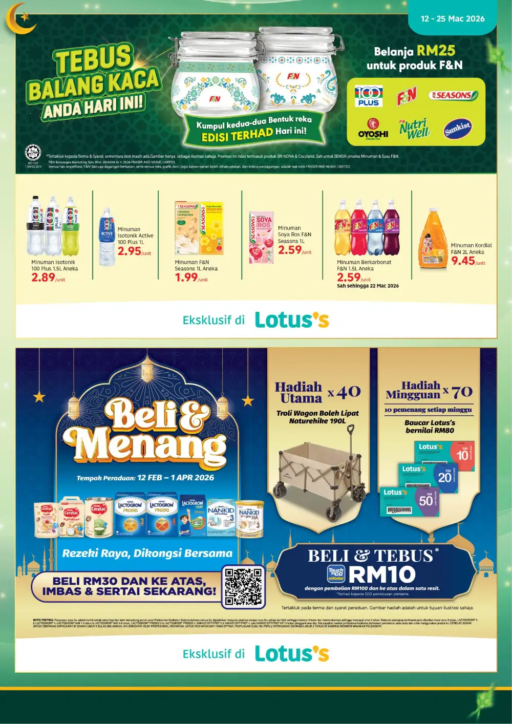 Raya Grocery Deals | Lotus's Malaysia Stores | Ends 25 March