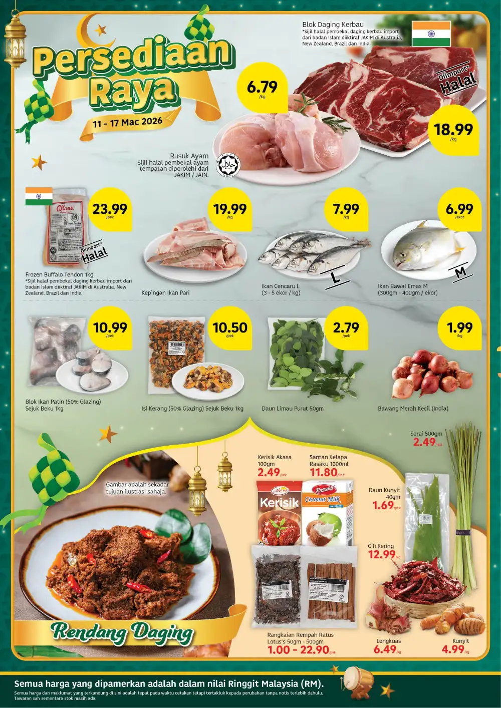 Raya Grocery Deals | Lotus's Malaysia Stores | Ends 25 March