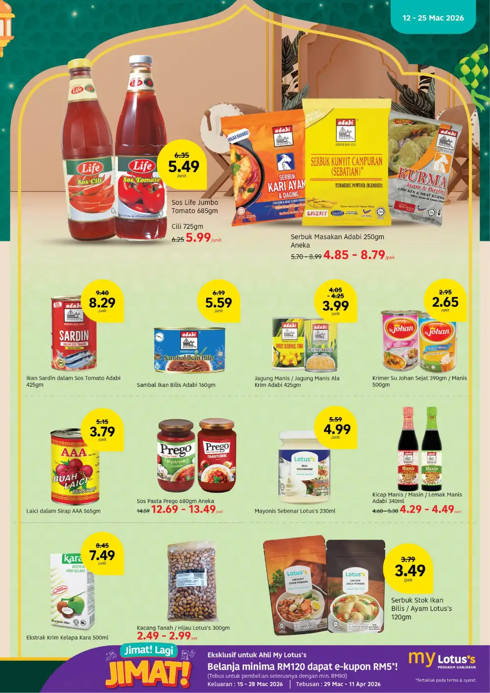 Raya Grocery Deals | Lotus's Malaysia Stores | Ends 25 March