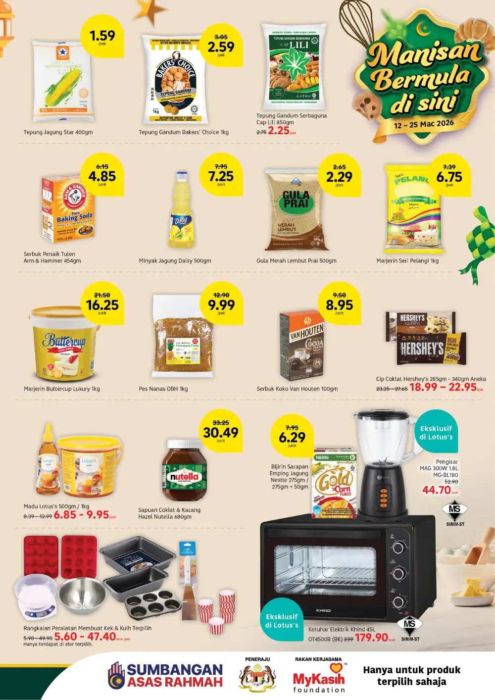 Raya Grocery Deals | Lotus's Malaysia Stores | Ends 25 March