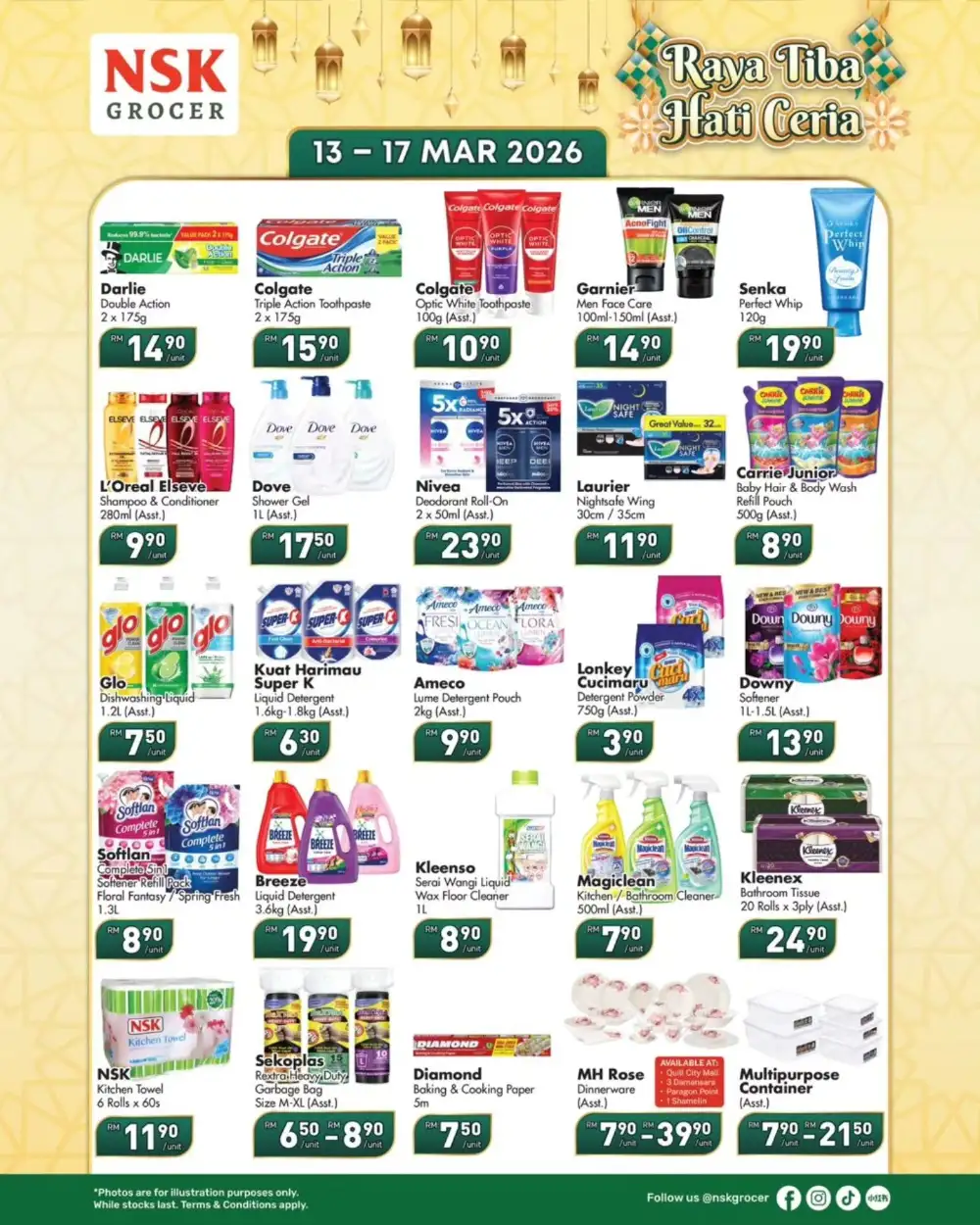 Raya 1-Day Promo | NSK Grocer Malaysia | Valid Until 17 Mar
