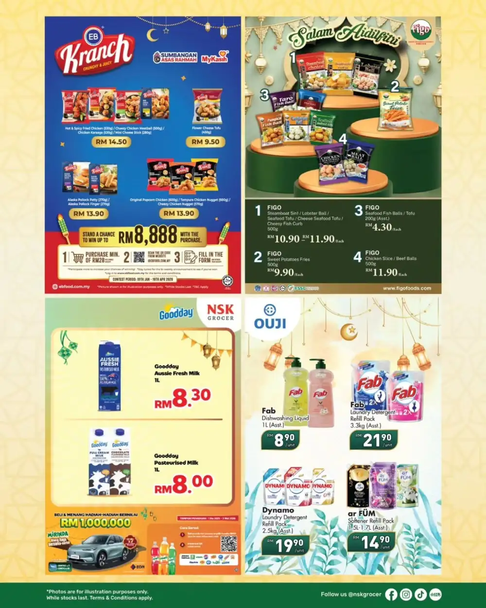 Raya 1-Day Promo | NSK Grocer Malaysia | Valid Until 17 Mar