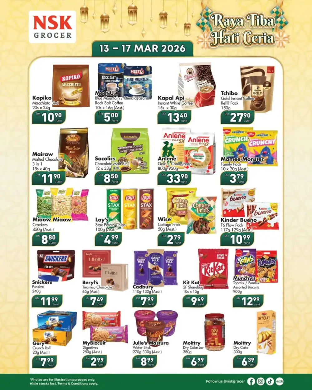 Raya 1-Day Promo | NSK Grocer Malaysia | Valid Until 17 Mar