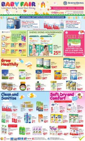 Sheng Siong Baby Fair Offers | Massive Savings on Milk & Diapers | Ends 19 Mar In Sheng Siong Singapore