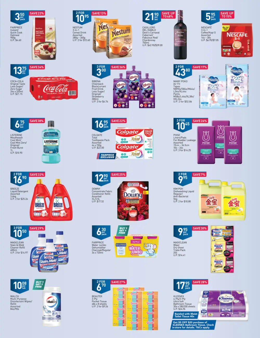 Weekly Deals: 50% Off Ben & Jerry’s, Seafood & Rice | FairPrice | Ends 18 Mar