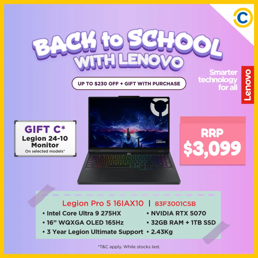 Lenovo Back to School Sale | COURTS Singapore | Ends Mar 18