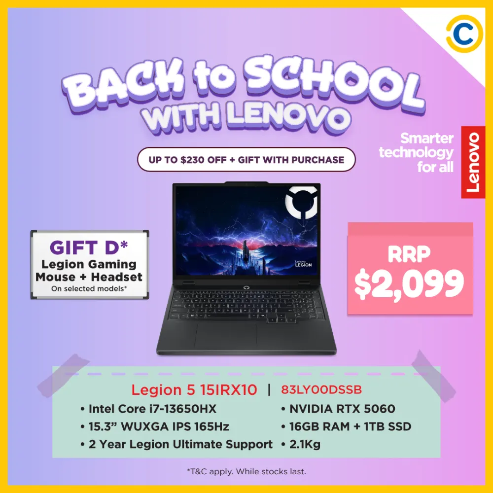 Lenovo Back to School Sale | COURTS Singapore | Ends Mar 18