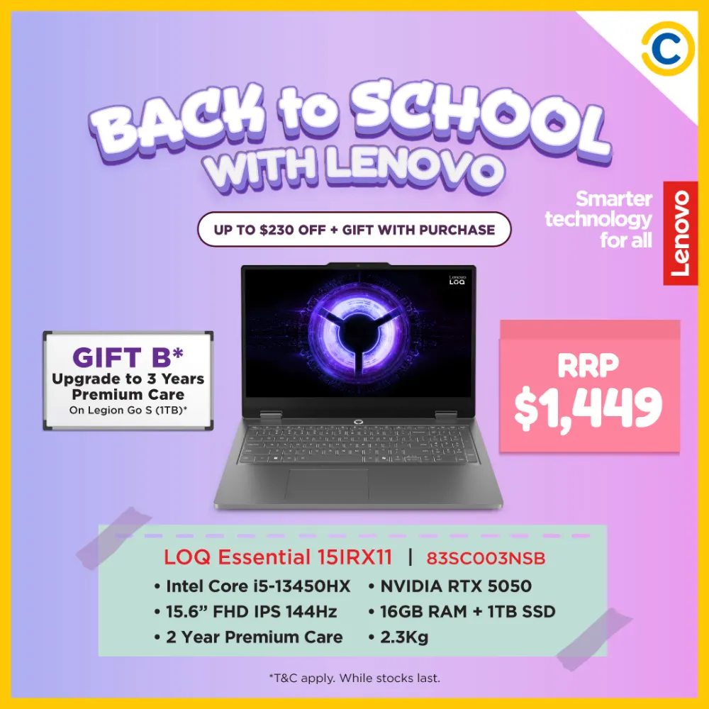 Lenovo Back to School Sale | COURTS Singapore | Ends Mar 18