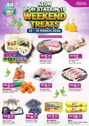 AEON Weekend Deals | Fresh Food Offers | Ends 15 March In Aeon Kuala Lumpur,Labuan,Putrajaya,Johor,Kedah,Kelantan,Malacca,Negeri Sembilan,Pahang,Penang,Perak,Perlis,Sabah,Sarawak,Selangor,Terengganu
