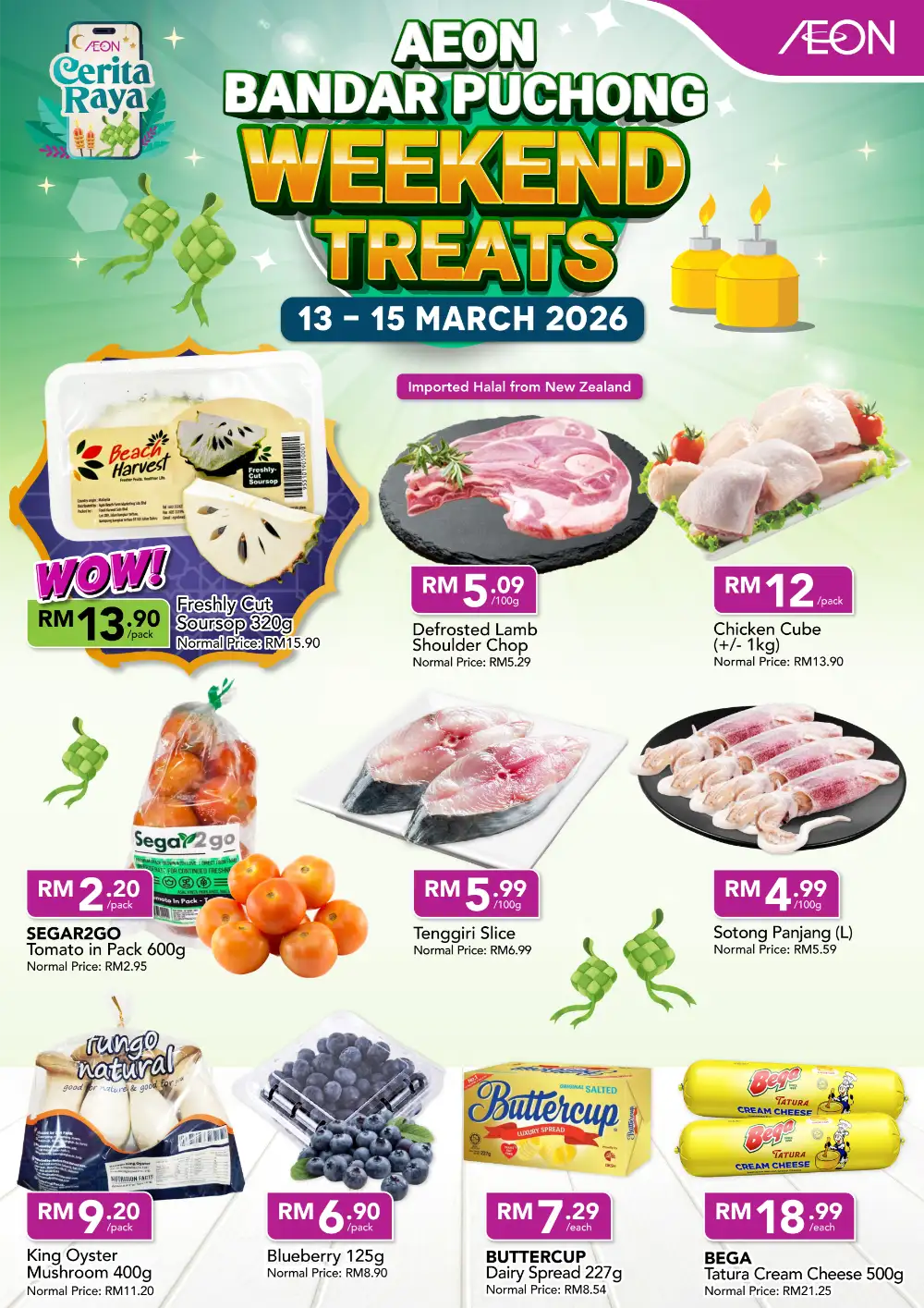 AEON Weekend Deals | Fresh Food Offers | Ends 15 March
