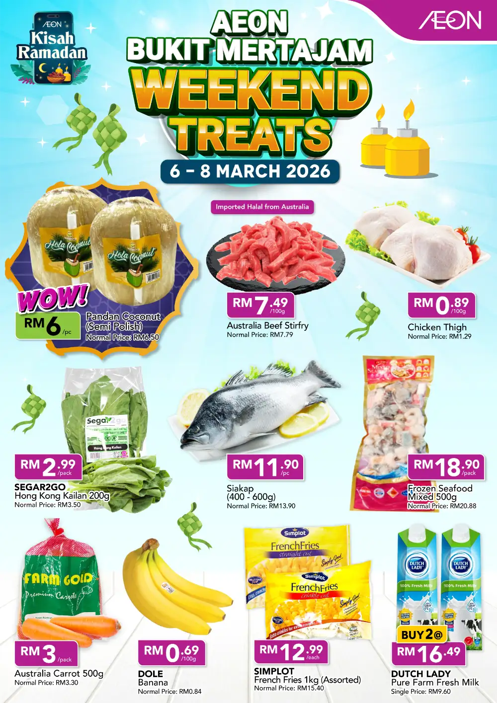 AEON Weekend Deals | Fresh Food Offers | Ends 15 March