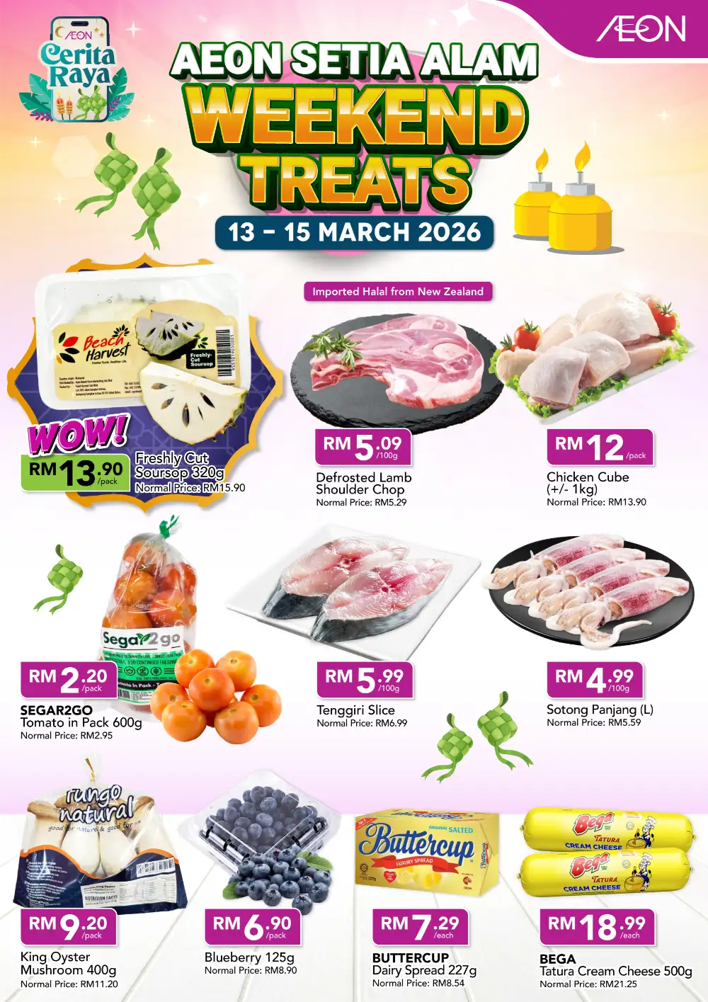 AEON Weekend Deals | Fresh Food Offers | Ends 15 March