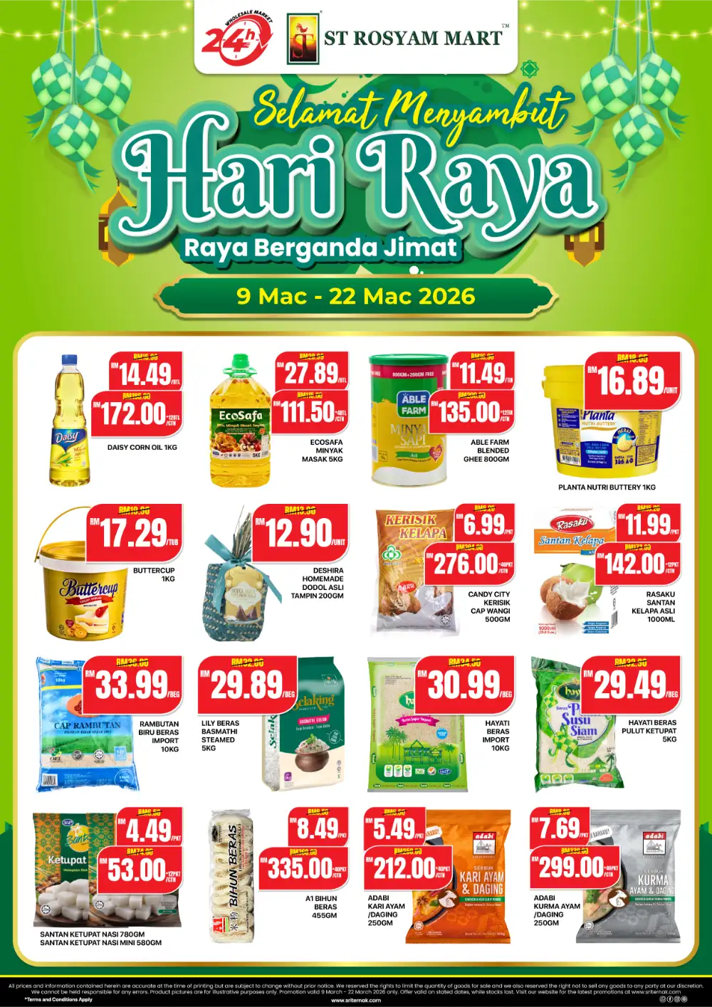 Hari Raya Sale 2026 | ST Rosyam Mart Deals | Ends 22 March