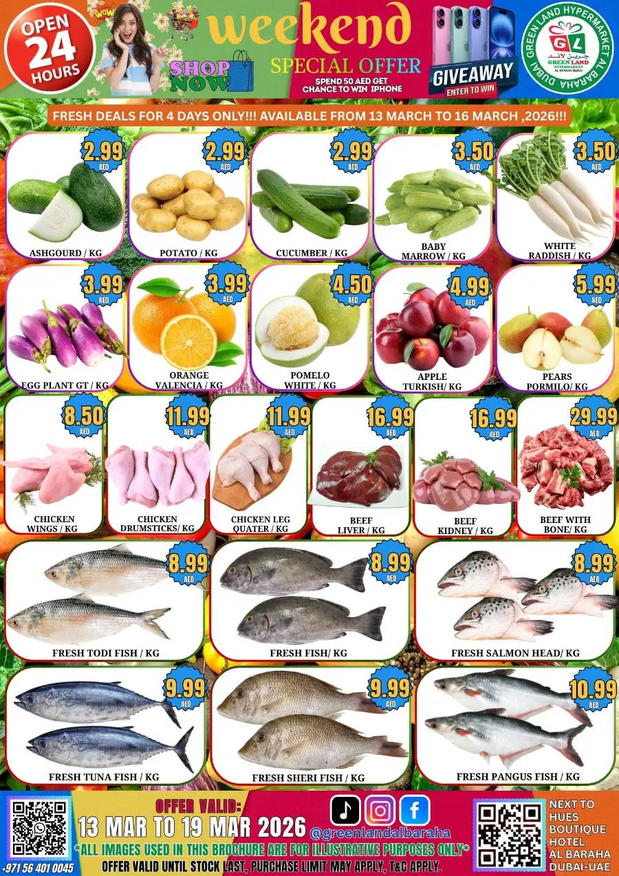 Green Land Al Baraha Dubai | Weekend Special Offers & Grocery Deals