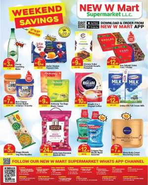 New W Mart Supermarket Dubai - Weekend Savings March 12-15 | Best Grocery Deals In New W Mart Dubai