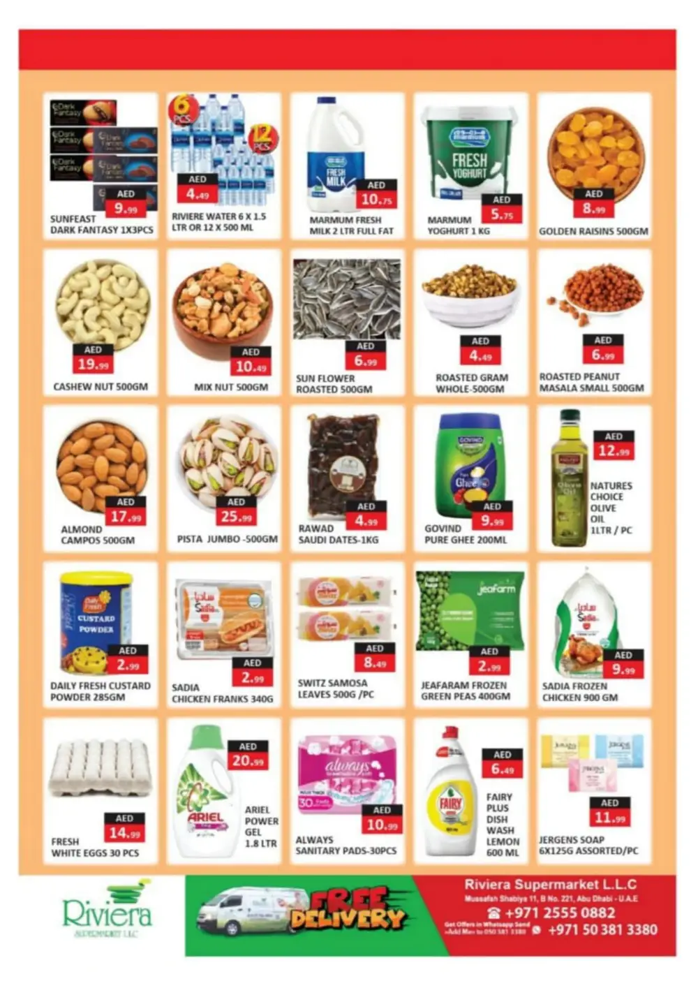 Ramadan Grocery Offers at Riviera Supermarket Mussafah | Ends 15 Mar