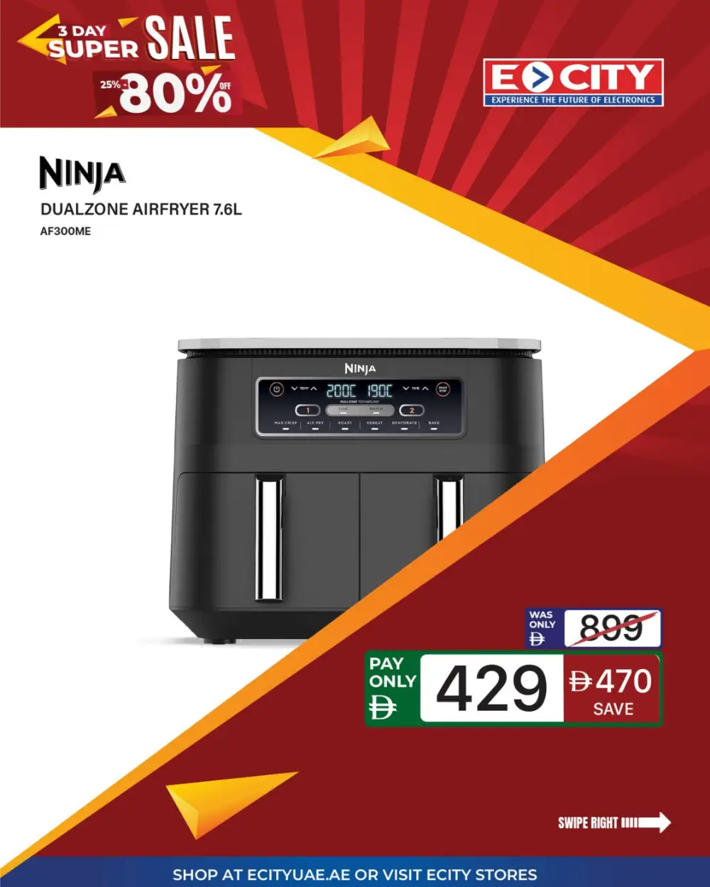 Ecity 3-Day Super Sale: 25%–80% Off Electronics | Shop at Ecity UAE