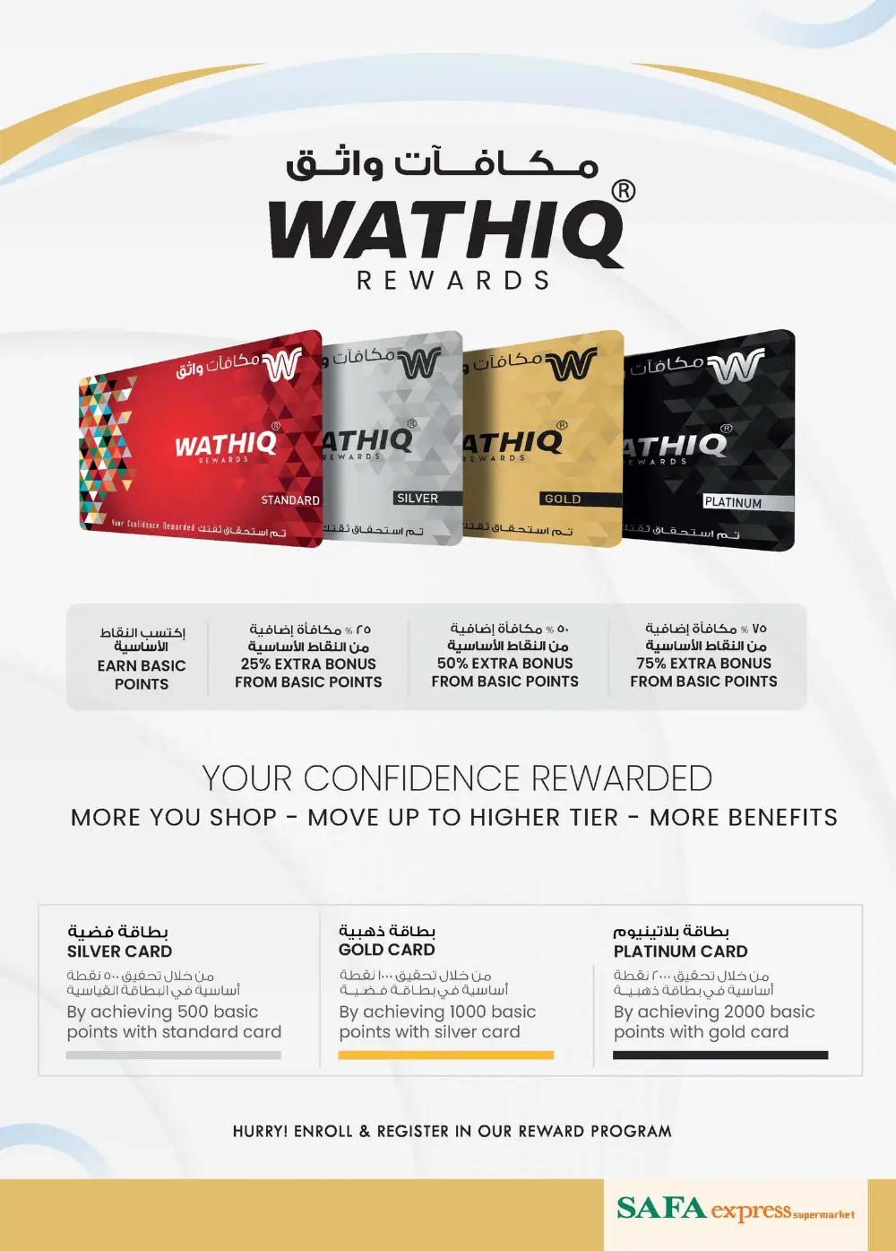 Eid Mega Saver at SAFA Express Abu Dhabi & Khalidiya | Valid until 22 Mar