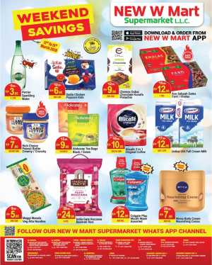 Weekend Savings NEW W Mart Supermarket In New W Mart Dubai