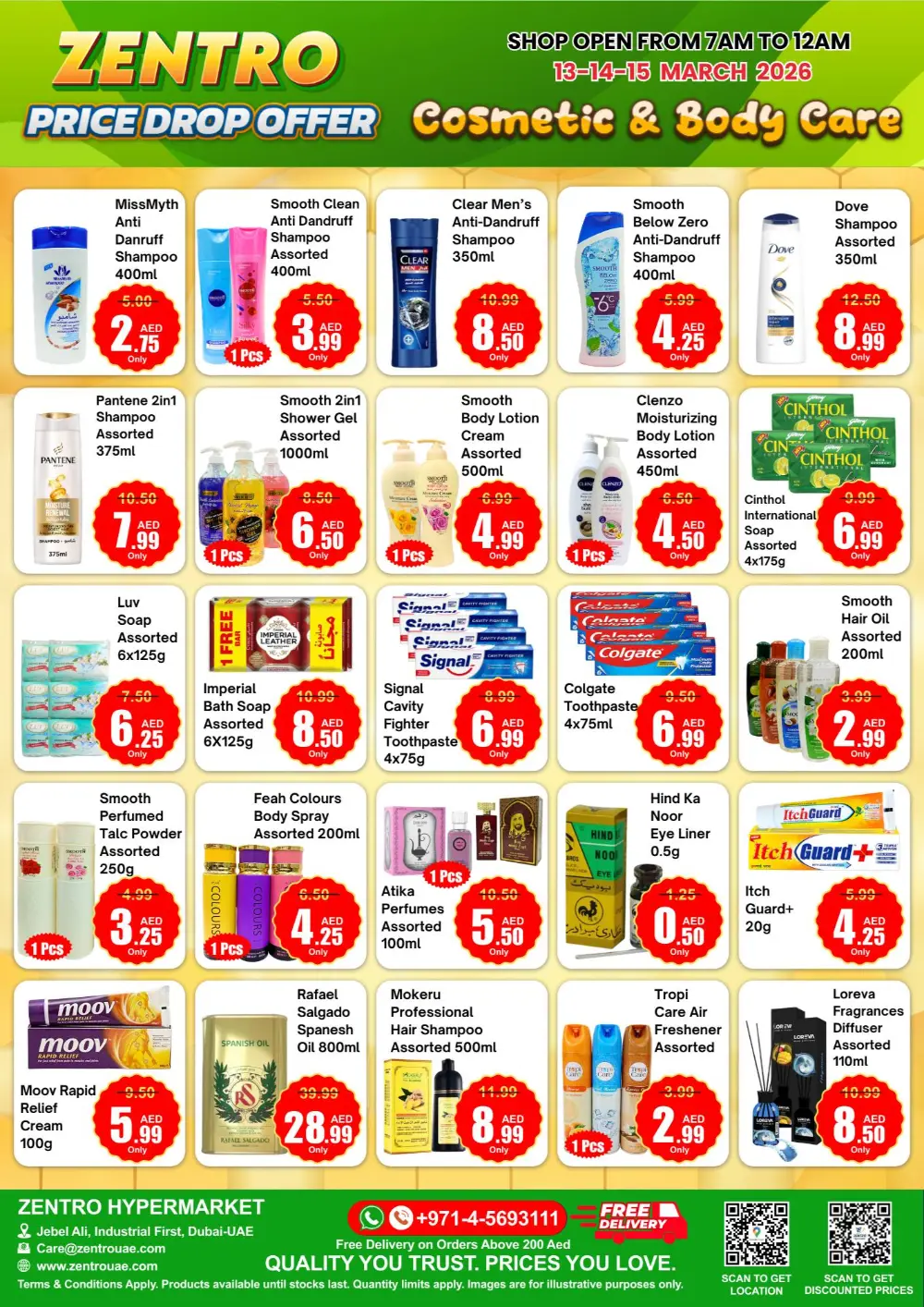 Price Drop Offer | Zentro Hypermarket Jebel Ali | Ends March 15