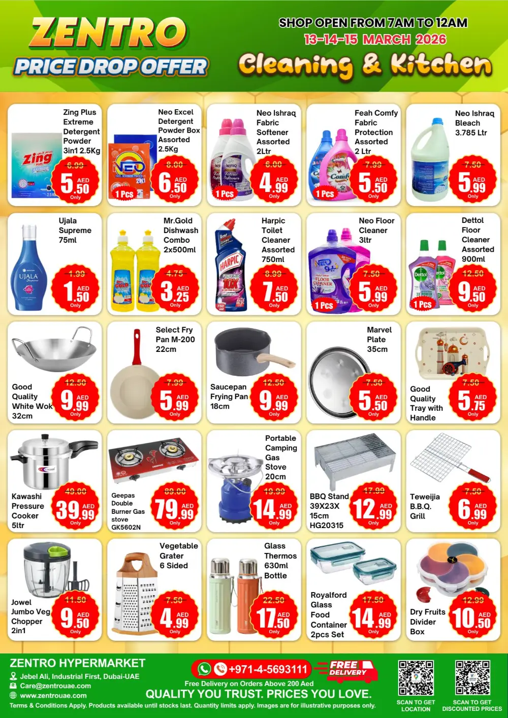 Price Drop Offer | Zentro Hypermarket Jebel Ali | Ends March 15