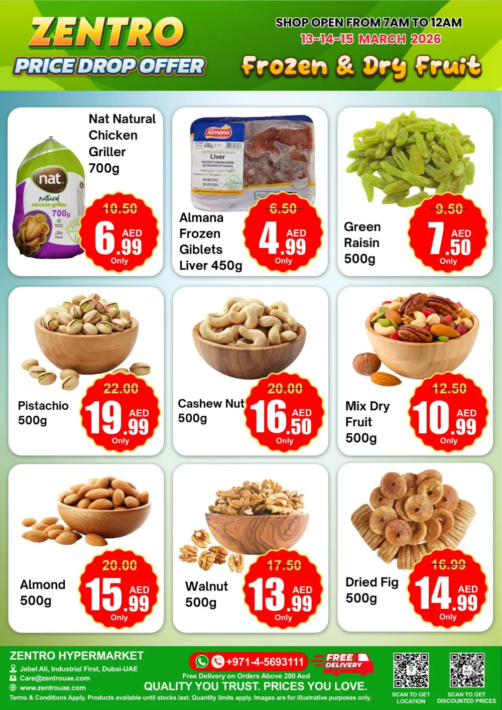 Price Drop Offer | Zentro Hypermarket Jebel Ali | Ends March 15